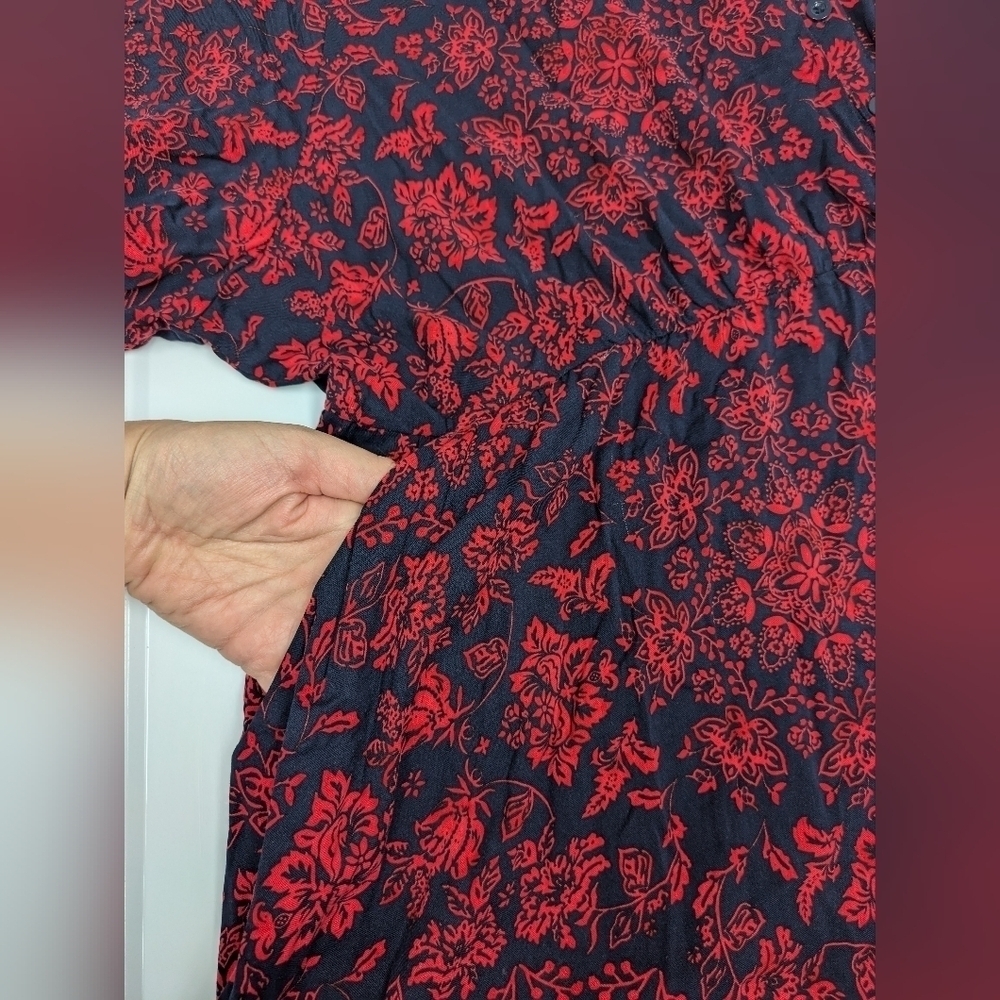 Torrid Midi Challis Shirt Dress size 5X - Picture 5 of 13